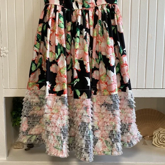 Unique Vintage Retro 50’s A-line Dress - Picture 4 of 10